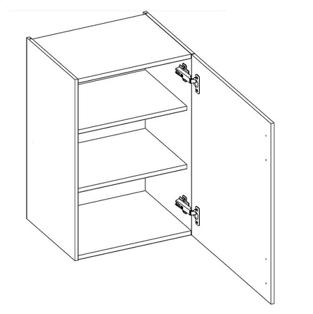 Sada kuchyňského nábytku Nalo 310 cm lesklá čela jedinečný styl skříněk se hodí do každého stylu kuchyně