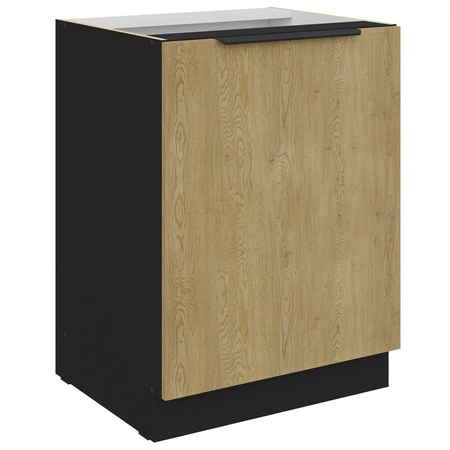 Kuchyňský nábytek Crotone 300 cm elegantní kuchyňské skříňky s kovovými úchytkami na hraně skříňka s nákladním košem