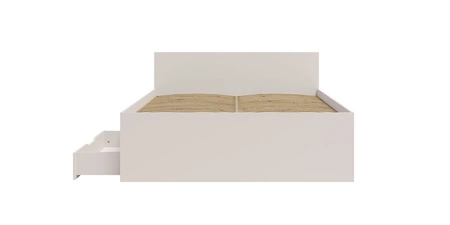 Ložnicová sestava Maxione béžová elegantní a univerzální ložnicový nábytek vkusné černé úchytky kvalitní zpracování