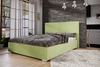 Čalouněná postel Burgos 160x200 mint s moderním čelem ideální do ložnice