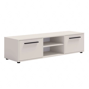 RTV skříňka Maxione 150 cm béžová jednoduchý design TV skříňka s policí minimalistický a univerzální design