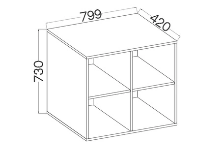 Biurko Kammy świerk appenzeller z szufladami