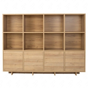 Komoda Noma 201 cm dub riviera elegantní design jednoduchá forma nábytku hodící se do každého interiéru čela komody se systémem push to open