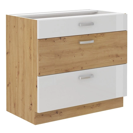 Sada kuchyňského nábytku Alpine 315 cm skříňky vypadají skvěle v klasických i moderních interiérech