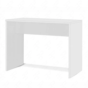 Toaletní stolek Maximus 100 cm bílý moderní design nábytku hrany toaletního stolku jsou zakončeny speciální dýhou