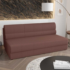 Fogu rozkládací pohovka indická růžová jednoduchá forma pohovky v moderním designu manšestrové čalounění látkové nádoby na lůžkoviny