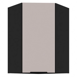 Tarraco rohová kuchyňská nástěnná skříňka 60x60 GN-90 1F kovová hrana úchytka skříňka odolná proti vlhkosti a poškození