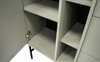 Komoda Kioto III 100 cm eukalyptus moderní design kovový rám černý originální design komody