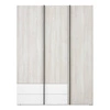 Šatní skříň Remona 150 cm dub wilton bílá / bílá ideální šatní skříň se zásuvkami do pokoje pro mládež použitelný a prostorný moderní design