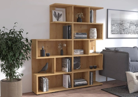 Regál na knihy Dokonce i dubový řemeslník ideální regál do kanceláře nebo pokoje teenagera vysoká kvalita zpracování
