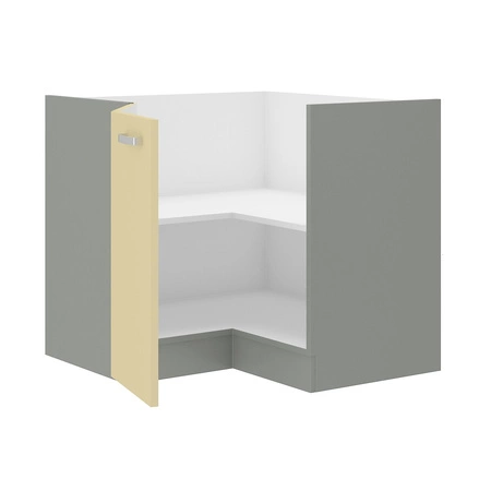 Rohová kuchyňská skříňka Karmen 89x89 DN 1F BB skříň odolná proti páře vysoké teplotě a rozlité kapalině