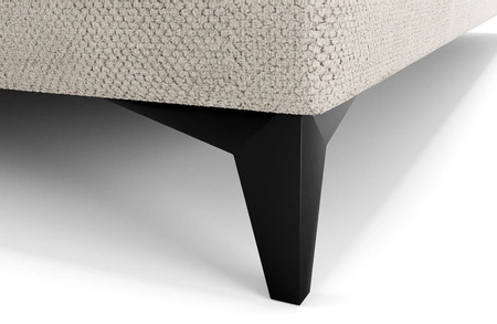 Kontinentální postel Norco 80x200 ecru Stylová postel s osvětlením kontejneru na ložní prádlo v čele postele je jedinečná