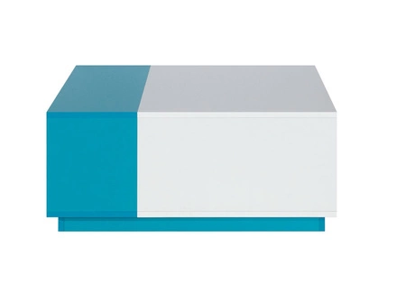 Dětský nábytek Mobi 2 bílá / tyrkysová ideální do dětského pokoje nebo pokoje pro mladé v módním stylu