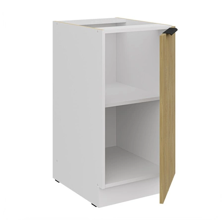 Sada kuchyňského nábytku Cremona 260 cm elegantní kuchyňské skříňky v jemných a přírodních barvách úchyty s kovovými hranami