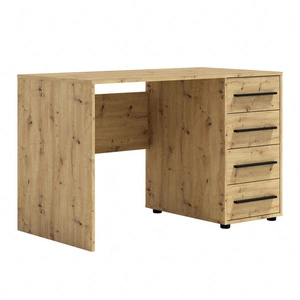 Psací stůl Maxione 120 cm dub řemeslný moderní psací stůl se zásuvkami univerzální design ideální pro pokoj teenagera nebo kancelář