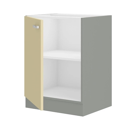 Stojací kuchyňská skříňka s policí Karmen 60 D 1F BB skříň odolná proti páře vysoké teplotě a rozlité kapalině