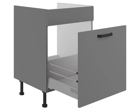 Kuchyňská dřezová skříňka se zásuvkou Verdi 60 ZL 1S BB kovová úchytka skříňka odolná proti vlhkosti a poškození