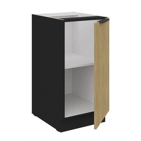 Crotone 40 D 1F BB stojící kuchyňská skříňka s policí kovová hrana úchytka skříňka odolná proti vlhkosti a poškození