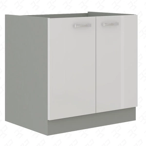 Kuchyňská skříňka pod dřez Bianka 80 ZL 2F BB skříňka odolná páře vysoké teplotě a rozlité tekutině