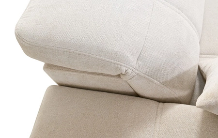 Rohová sedací souprava s funkcí spaní Penejos II tmavě béžová pravá strana pohodlí při každodenním odpočinku nádoba na lůžkoviny