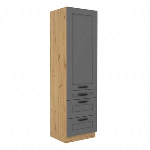 Asti 60 DKS-210 3S 1F kuchyňská skříňka se zásuvkami odolná proti páře, rozlití a teplu