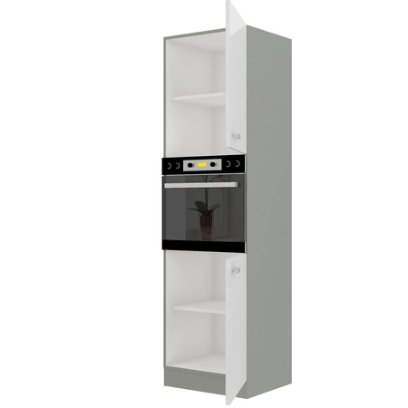 Sloupek vestavěný do trouby Bianka 60 DP-210 2F skříňka se zásuvkami odolnými proti páře vysokým teplotám a rozlitým tekutinám