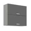 Závěsná kuchyňská skříňka Grey 80 GU-72 2F skříňka odolná vůči páře vysoké teplotě a rozlité tekutině