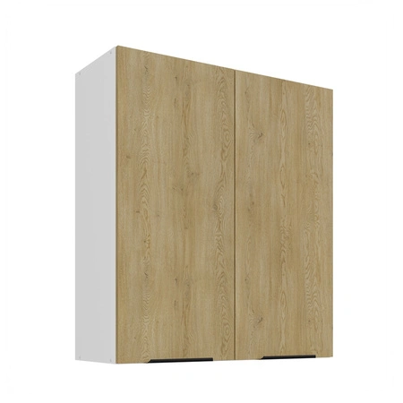 Kuchyňská nástěnná skříňka Cremona 80 G-90 2F kovové hrany úchytek skříňka odolná proti vlhkosti a poškození