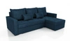 Rohová sedací souprava s funkcí spaní Fasti Bis tmavě modrá univerzální rohová sedací souprava s kontejnerem na lůžkoviny záruka nejvyššího komfortu