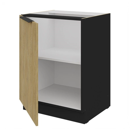 Kuchyňský nábytek Crotone 300 cm elegantní kuchyňské skříňky s kovovými úchytkami na hraně skříňka s nákladním košem