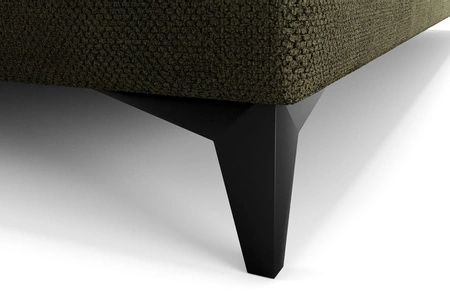 Kontinentální postel Norco 90x200 zelená stylová postel s úložným boxem osvětlení v čele postele dodává jedinečný nádech