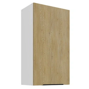 Kuchyňská nástěnná skříňka Cremona 50 G-90 1F kovová hrana úchytky skříňka odolná proti vlhkosti a poškození