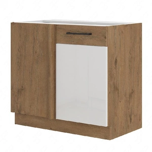 Vento 105 ND 1F BB pravá rohová kuchyňská skříňka odolná proti páře, teplu a rozlitým tekutinám