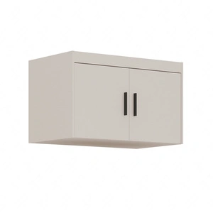 Šatní nástavec Rene 90 cm béžový pískový funkční šatní skříň zvětšuje úložný prostor pro boty oblečení a doplňky