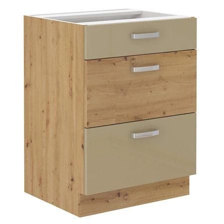 Sada kuchyňských skříněk Arton 260 cm vypadá skvěle v interiérech v klasickém i moderním stylu