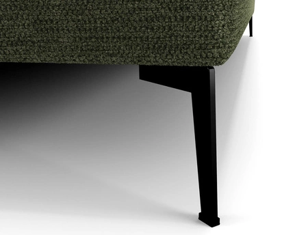 Kontinentální postel Irvine 140x200 zelená Stylová postel s úložným prostorem na lůžkoviny a vysokým čelem zaujme svým elegantním designem