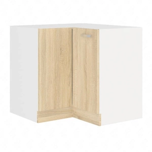 Rohová kuchyňská skříňka Sold 89x89 DN 1F BB skříňka odolná páře vysoké teplotě a rozlité tekutině