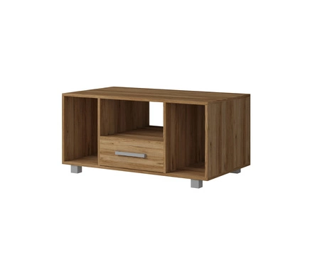 Konferenční stolek se zásuvkami Maximus 110 cm dub catania moderní design hrana stolku se speciální ABS dýhou