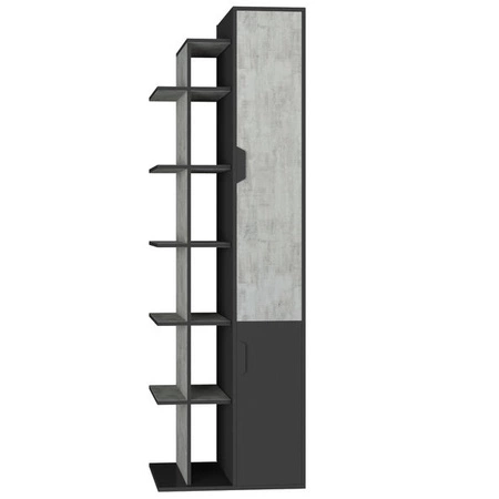 Knihovna Nano 60 cm grafit / enigma bezproblémové používání a trvanlivost stylový a funkční doplněk do kanceláře a pokoje teenagera
