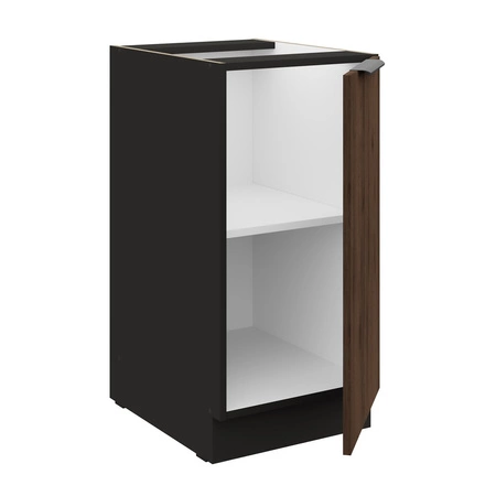 Sada kuchyňského nábytku Brianza 260 cm kovové hrany úchytek skříňky vypadají skvěle v moderních interiérech