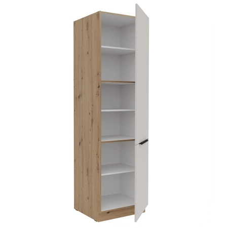 Soela 60 DK-210 2F čela kuchyňské linky odolná proti vlhkosti a poškození s kovovými hranami úchytek