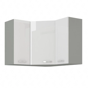 Závěsná rohová kuchyňská skříňka Bianka 89x89 GN-72 3F skříň odolná proti páře vysoké teplotě a rozlité kapalině