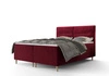 Kontinentální postel Voltera 140x200 ve vínové barvě v moderním skandinávském stylu s výrazným čelem