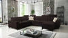 Kelly Elegantní rohová sedačka VIII s funkcí spaní hnědá pravá strana stylová rohová sedačka do obývacího pokoje poskytuje pohodlí při relaxaci