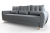 Pohovka s funkcí spaní Rovigo šedomodrá lehká forma s elegantním charakterem ideální pro každý interiér měkká tkanina