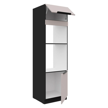 Kuchyňská skříňka Tarraco 60 DPM-210 2F pro vestavnou mikrovlnnou troubu a troubu, odolná proti páře, teplu a rozlitým tekutinám