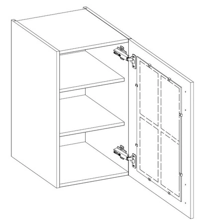 Sada rohového kuchyňského nábytku Scandi 265x300x180 cm ideální pro interiéry ve skandinávském klasickém i moderním stylu