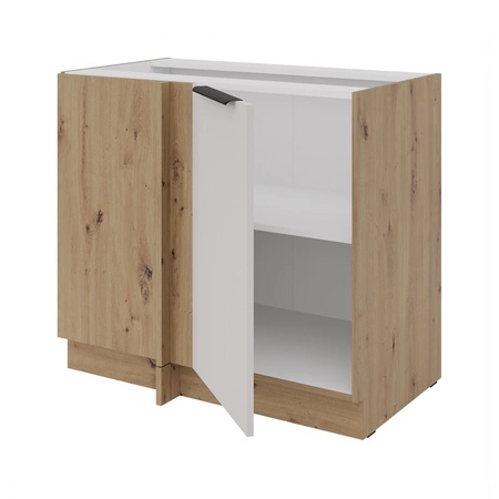 Přídavná rohová kuchyňská skříňka Soela 105 ND 1F BB levá kovová hrana úchytky odolná proti vlhkosti a poškození