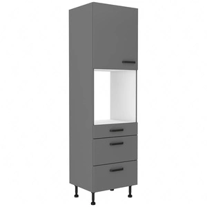 Verdi 60 DPS-215 3S 1F kuchyňská skříňka se zásuvkami pro instalaci trouby kovová úchytka skříňka odolná proti vlhkosti a poškození