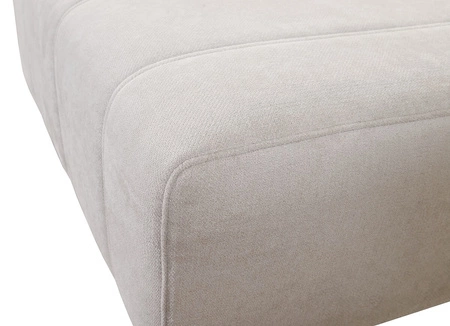 Penejos VI rohová pohovka s funkcí spaní šedá pravostranná stylová rohová pohovka se dvěma lůžkovinami odolná látka